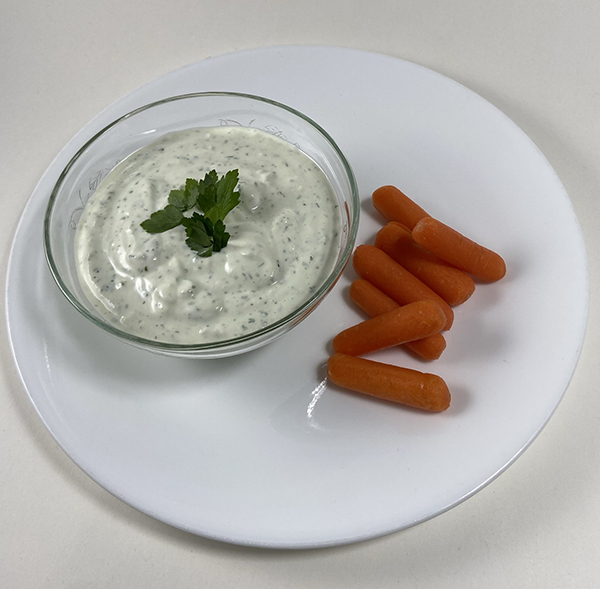Healthy Yogurt Dip for Kidney Patients with Carrots
